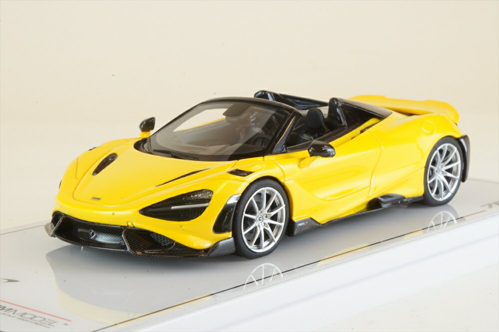 トゥルースケール 1/43 マクラーレン 765LT スパイダー ボルケーノイエロー 完成品ミニカー TSM430627