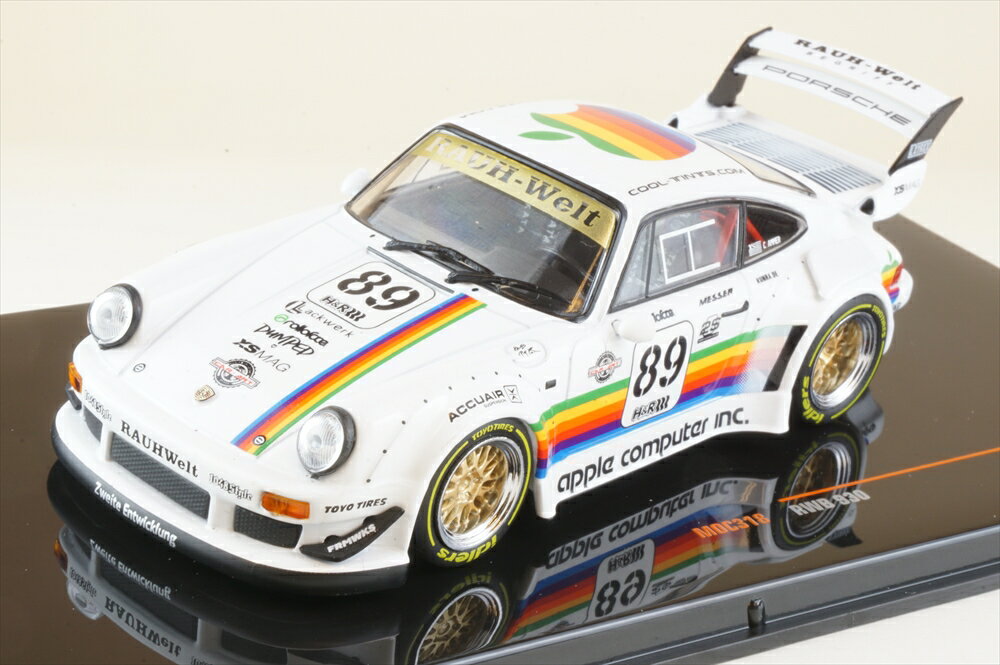 イクソ 1/43 RWB ポルシェ 930 No.89 アップル 完成品ミニカー MOC318