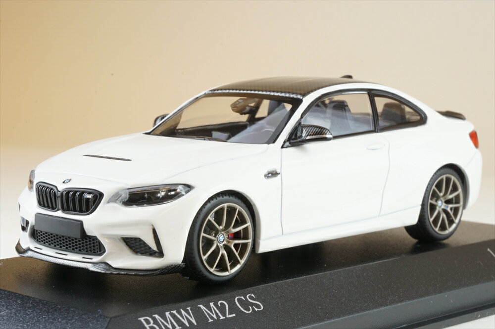 ミニチャンプス 1/43 BMW M2 CS 2020 ホワイト/ゴールドホイール 完成品ミニカー 410021020