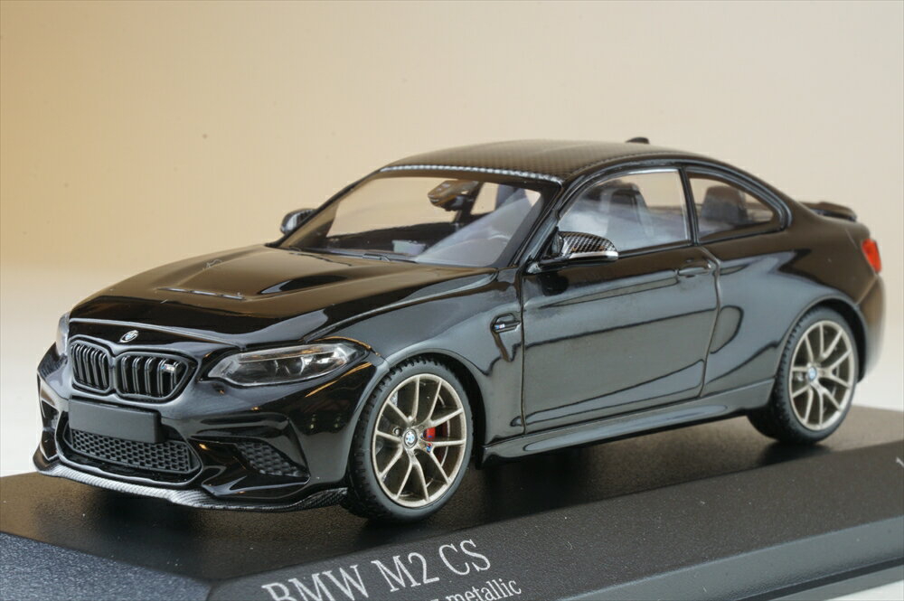 ミニチャンプス 1/43 BMW M2 CS 2020 ブラック/ゴールドホイール 完成品ミニカー 410021024