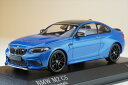 ミニチャンプス 1/43 BMW M2 CS 2020 ブルー/ブラックホイール 完成品ミニカー 410021026