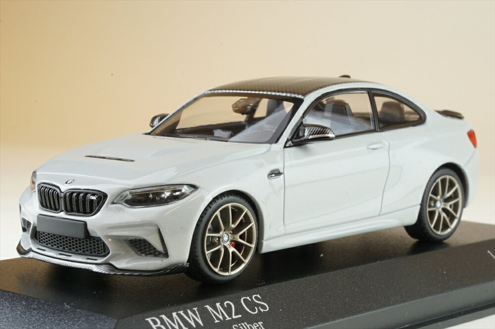 ミニチャンプス 1/43 BMW M2 CS 2020 シルバー/ゴールドホイール 完成品ミニカー 410021028