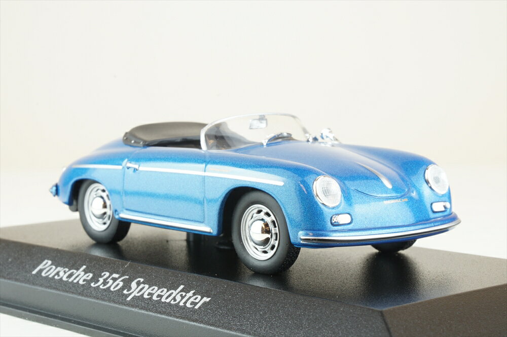 乐天商城 - マキシチャンプス 1/43 ポルシェ 356 A スピードスター 1956 ブルーメタリック 完成品ミニカー 940065531