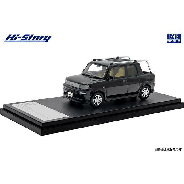 樂天商城 - ハイストーリー 1/43 トヨタ bB オープンデッキ 2001 ブラックマイカ 完成品ミニカー HS430BK