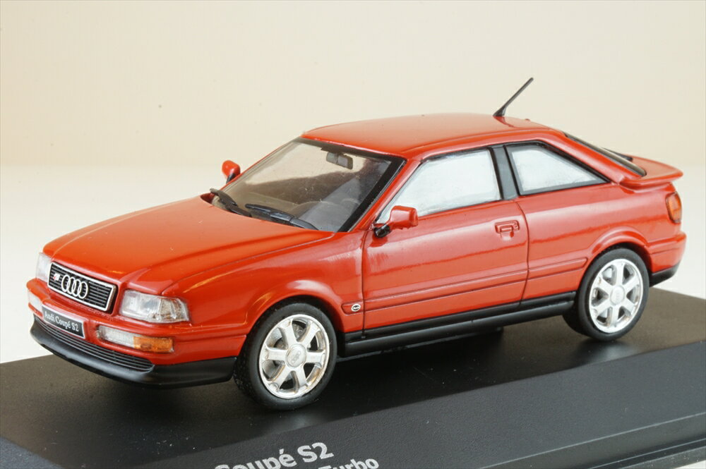 樂天商城 - ソリド 1/43 アウディ クーペ S2 レッド 完成品ミニカー S4312201