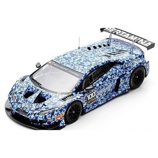 スパーク 1/18 ランボルギーニ ウラカン GT3 EVO No.100 2018 Squadra Corse テストカー 完成品ミニカー 18S528