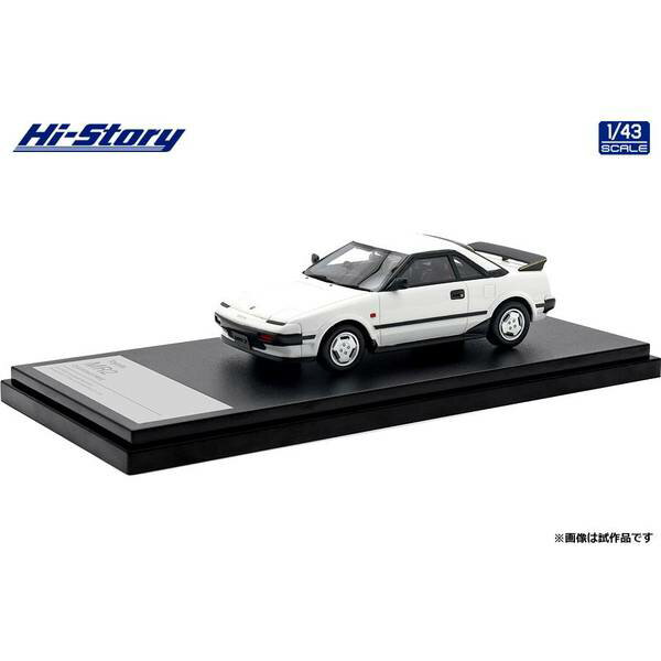 ハイストーリー 1/43 トヨタ MR2 Gリミテッド 1984 スーパーホワイトII 完成品ミニカー HS448WH