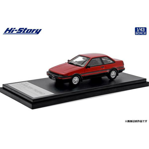 ハイストーリー 1/43 トヨタ スプリンタートレノ 2ドア GT APEX 1983 ハイフラッシュツートン 完成品ミニカー HS452RE