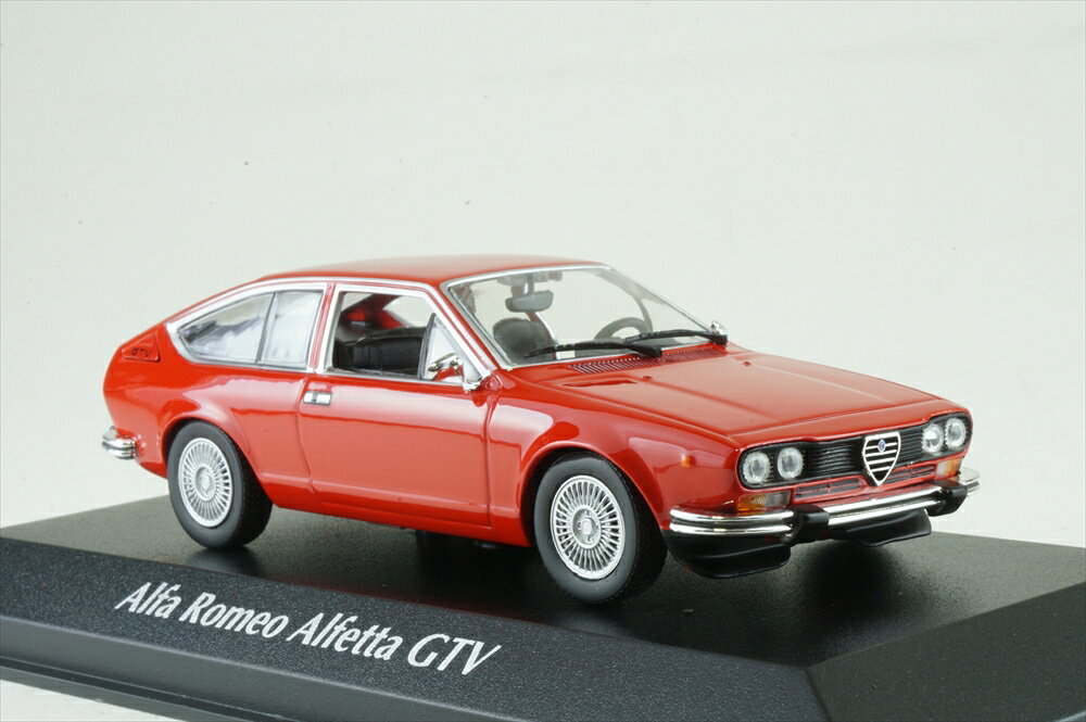 乐天商城 - マキシチャンプス 1/43 アルファロメオ アルフェッタ GTV 1976 レッド 完成品ミニカー 940120120