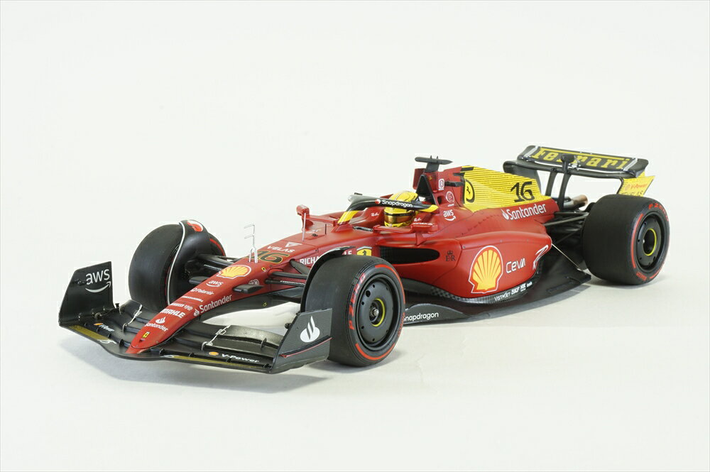 乐天商城 - BBR(ミニチャンプス・エクスクルーシブ) 1/18 フェラーリ F1-75 No.16 スクーデリア・フェラーリ 2022 F1 イタリアGP 2位 C.ルクレール 完成品ミニカー PBBR221836