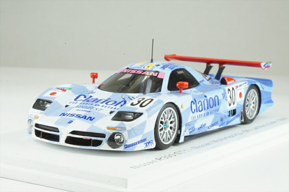 スパーク 1/43 ニッサン R390 GT1 No.30 1998 ル・マン24時間 5位 M.Krumm/J.Nielsen/F.Lagorce 完成品ミニカー S3630