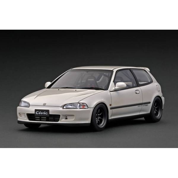 樂天商城 - イグニッションモデル 1/18 ホンダ シビック EG6 ホワイト 完成品ミニカー IG3684