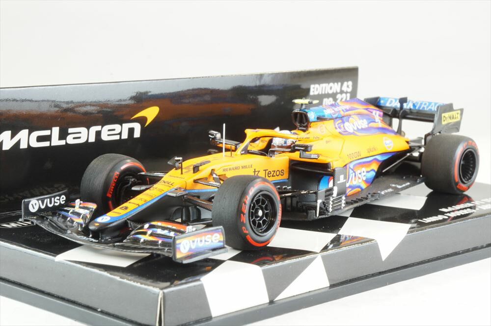 乐天商城 - ミニチャンプス 1/43 マクラーレン MCL35M No.4 2021 F1 アブダビGP L.ノリス 完成品ミニカー 537216604