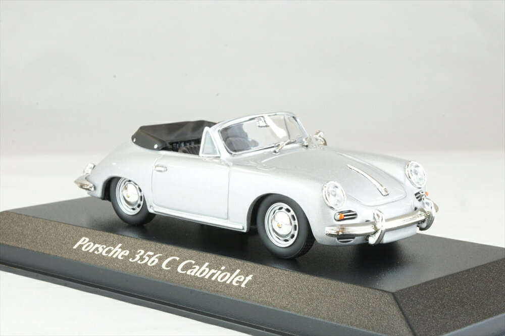 樂天商城 - マキシチャンプス 1/43 ポルシェ 356 C カブリオレ 1965 シルバー 完成品ミニカー 940062330