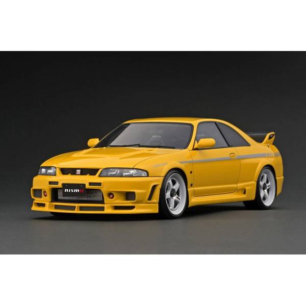樂天商城 - イグニッションモデル 1/18 ニッサン NISMO 400R BCNR33 イエロー 完成品ミニカー IG3658