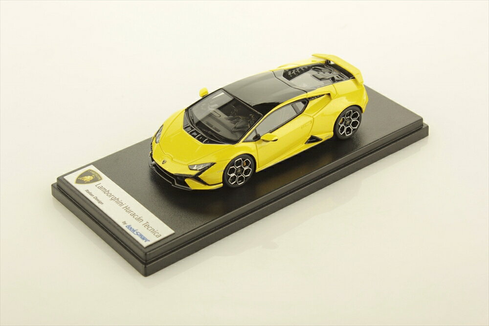 樂天商城 - ルックスマート 1/43 ランボルギーニウラカン テクニカ イエロー 完成品ミニカー LS536C