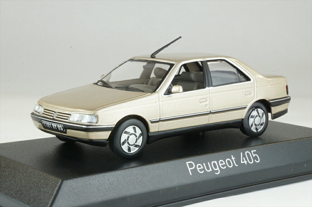 ノレブ 1/43 プジョー 405 SRi 1991 メタリックメイフェアベージュ 完成品ミニカー 474514