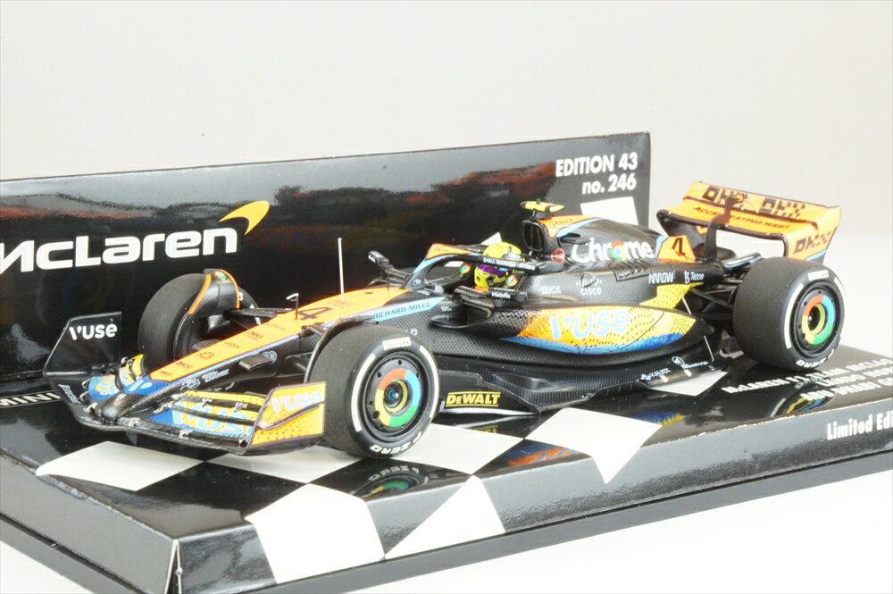 樂天商城 - ミニチャンプス 1/43 マクラーレン MCL60 No.4 2023 F1 アブダビGP 5位 L.ノリス 完成品ミニカー 537236604
