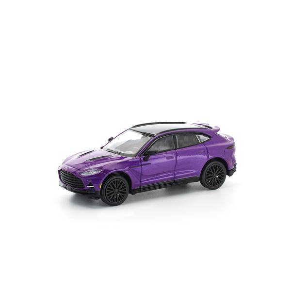 POP RACE 1/64 アストンマーチン DBX 707 ストームパープル 完成品ミニカー PR640268