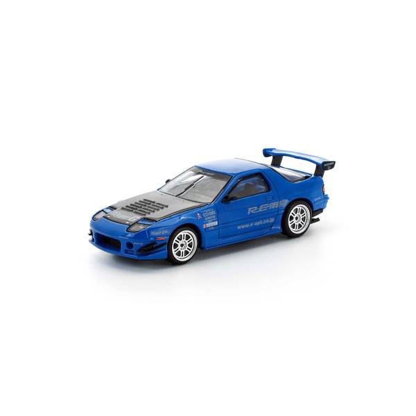 みどりふぐ RE雨宮 1/64 マツダ RX-7 FD3S チェイス仕様 TSM ミニGT 1/64 マツダ RX-7 (FD3S) 伊藤笑会零号機 with RE雨宮 (右