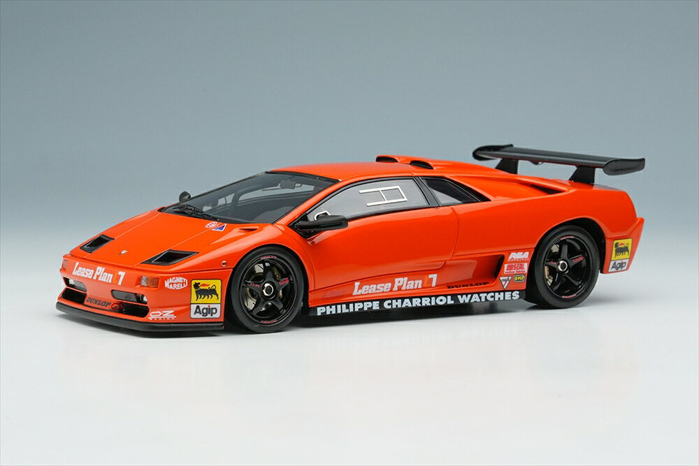 乐天商城 - アイドロン 1/43 ランボルギーニ ディアブロ SVR レーシング 1996 オレンジ ブラックホイール 完成品ミニカー EM785E