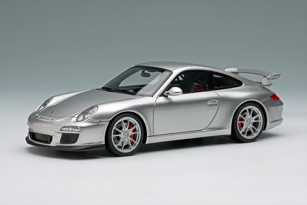 樂天商城 - アイドロン 1/43 ポルシェ 911 997.2 GT3 クラブスポーツ 2010 GTシルバー 完成品ミニカー EM721E