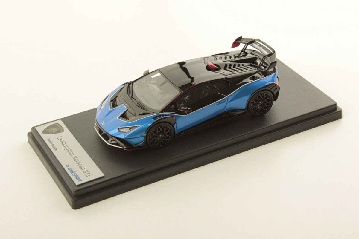 樂天商城 - ルックスマート 1/43 ランボルギーニ ウラカン STJ Blu Eliadi 完成品ミニカー LS557
