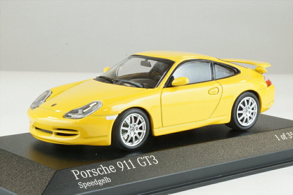乐天商城 - ミニチャンプス 1/43 ポルシェ 911 GT3 1999 イエロー 完成品ミニカー 430068012