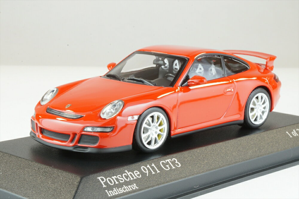 樂天商城 - ミニチャンプス 1/43 ポルシェ 911 GT3 2006 レッド 完成品ミニカー 400065404