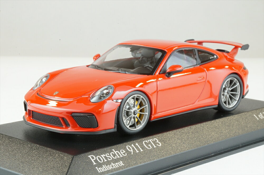樂天商城 - ミニチャンプス 1/43 ポルシェ 911 GT3 2017 レッド 完成品ミニカー 410066030