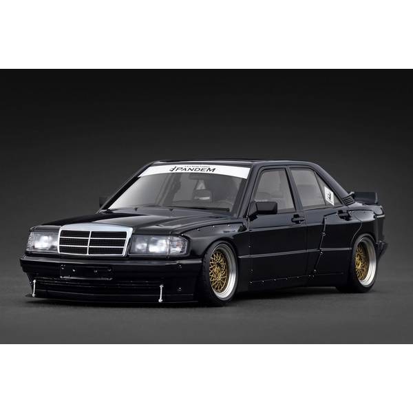 樂天商城 - イグニッションモデル 1/18 メルセデス・ベンツ PANDEM 190 ブラック 完成品ミニカー IG3769