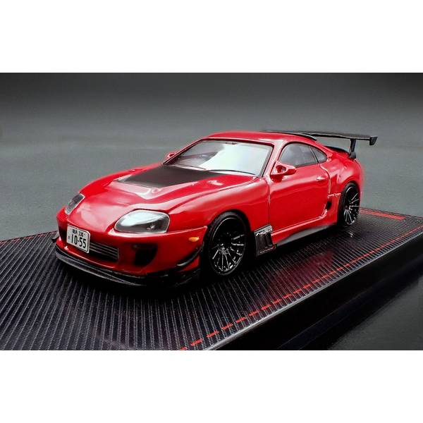 乐天商城 - イグニッションモデル 1/64 トヨタ スープラ JZA80 RZ レッド 完成品ミニカー IG3882