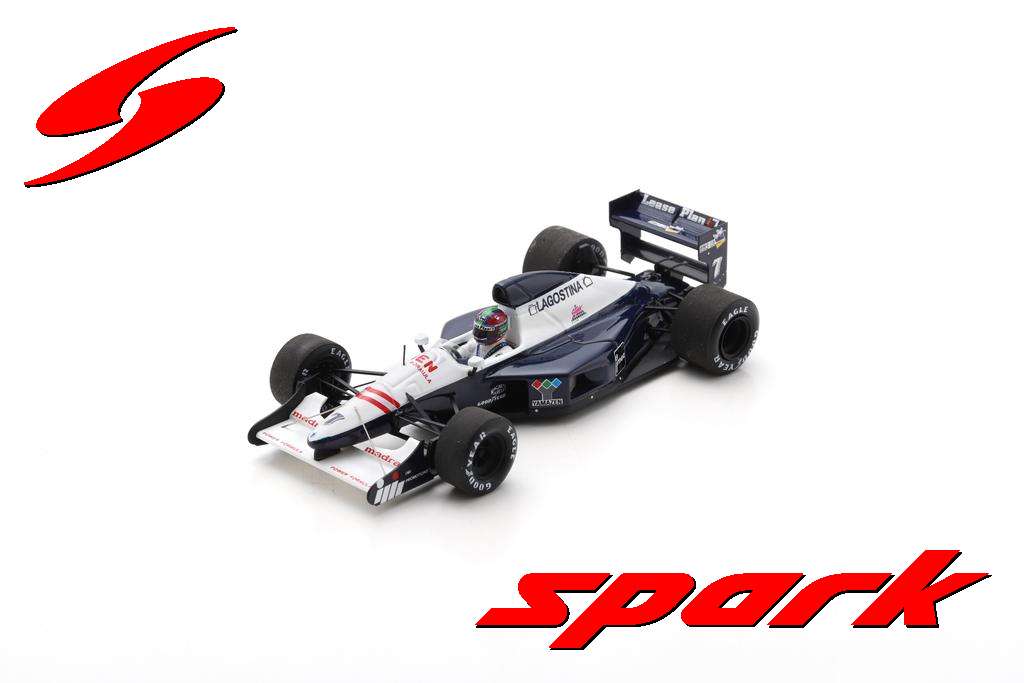 乐天商城 - スパーク 1/43 ブラバム BT60B No.7 1992 F1 南アフリカGP E.van de Poele 完成品ミニカー S7442