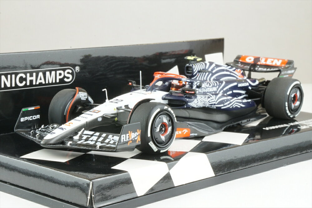 乐天商城 - ミニチャンプス 1/43 アルファタウリ AT04 No.22 2023 F1 ラスベガスGP 角田裕毅 完成品ミニカー 417232222