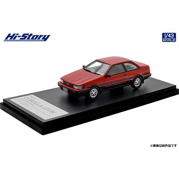 乐天商城 - ハイストーリー 1/43 トヨタ カローラレビン 2ドア GT APEX 1983 ハイフラッシュツートン 完成品ミニカー HS522RE