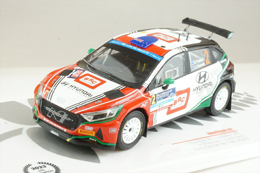乐天商城 - イクソ 1/43 ヒョンデ i20 ラリー ラリー2 No.2 2023 ラリー・セラス・デ・ファフェ ウィナー H.パッドン/J.ケナード 完成品ミニカー RAM952A