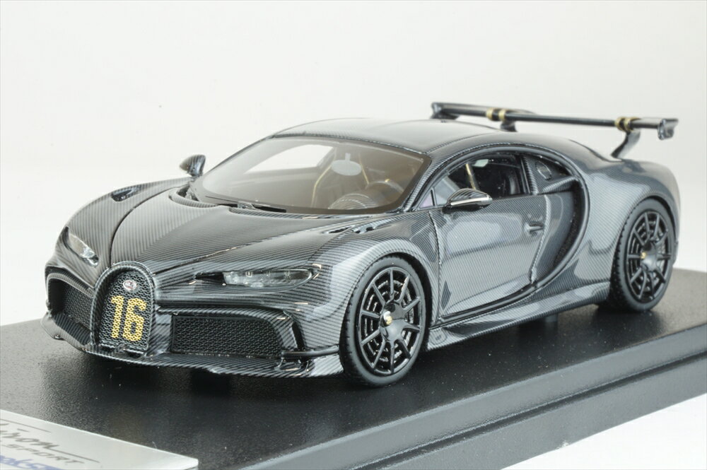 乐天商城 - ルックスマート 1/43 ブガッティ シロン ピュアスポーツ フルカーボン 完成品ミニカー LS520E