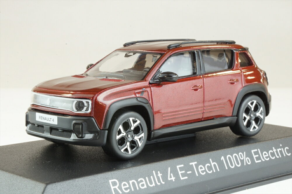 樂天商城 - ノレブ 1/43 ルノー 4 E-Tech Electric 2025 カーマインレッド 完成品ミニカー 510063
