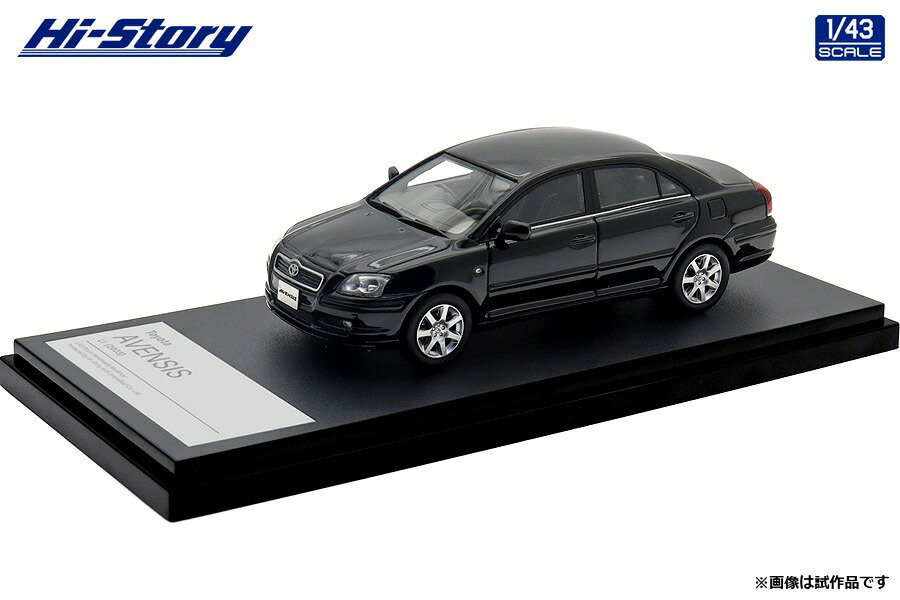 樂天商城 - ハイストーリー 1/43 トヨタ アベンシス Li 2003 ブラックマイカ 完成品ミニカー HS504BK