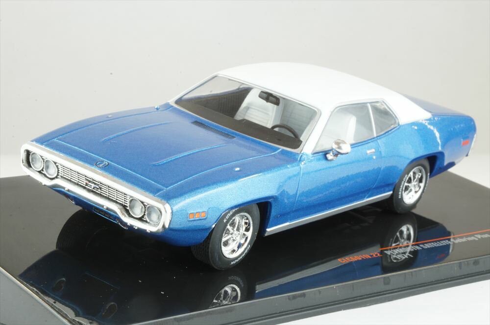 乐天商城 - イクソ 1/43 プリムス サテライト シーブリング プラス 1971 ブルー 完成品ミニカー CLC601N