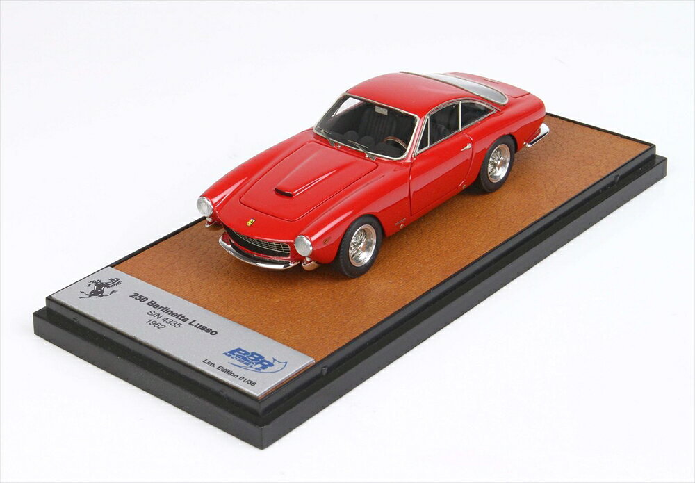 樂天商城 - BBR 1/43 フェラーリ250 GT ベルリネッタロッソ S/N4335 1962 完成品ミニカー CAR39RED