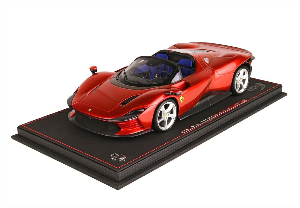 樂天商城 - BBR 1/18 フェラーリデイトナ SP3 イコーナシリーズ メタリックレッドマグマ ケース付き 完成品ミニカー P18214A