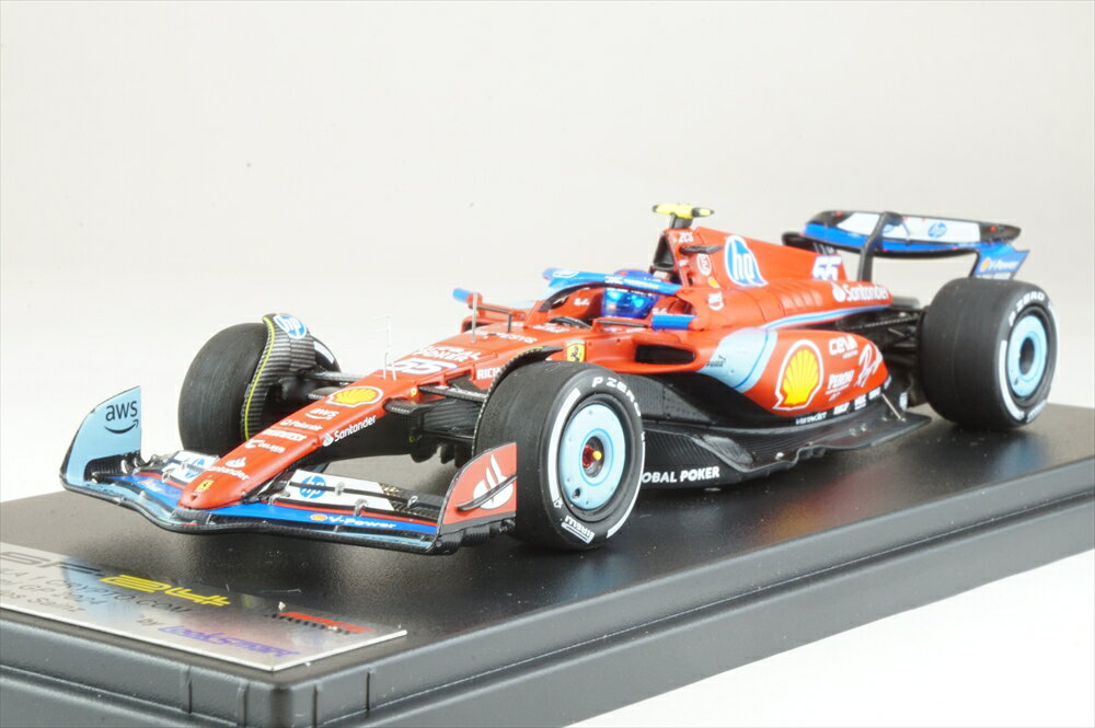 乐天商城 - ルックスマート 1/43 フェラーリ SF-24 No.55 2024 F1 マイアミGP 5位 C.サインツ 完成品ミニカー LSF1062