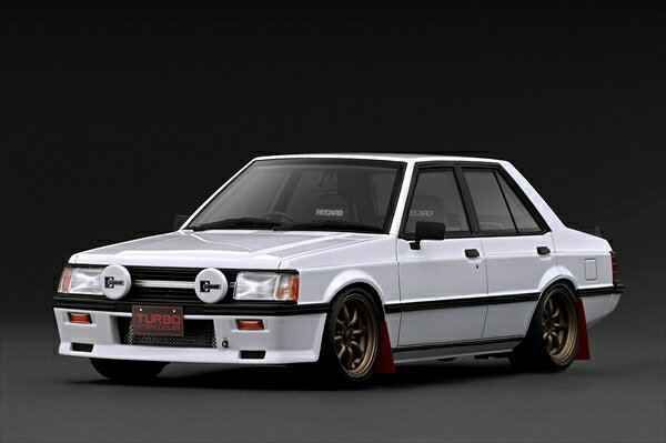 イグニッションモデル 1/18 ミツビシ Lancer EX GSR ターボ (A175A) White フォグランプ仕様 完成品ミニカー IG3965