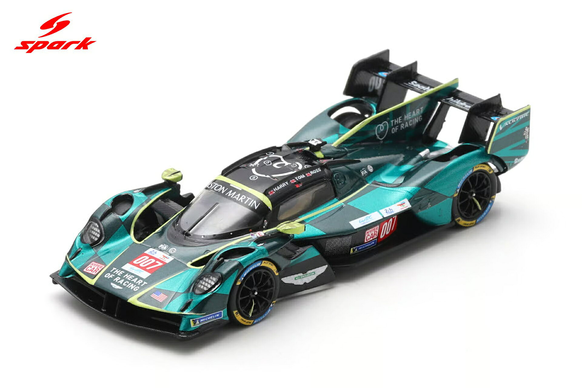 スパーク 1/64 アストンマーチン ヴァルキリー No.007 2025 ル・マン24時間 H.Tincknell/T.Gamble/R.Gunn 完成品ミニカー 64S060