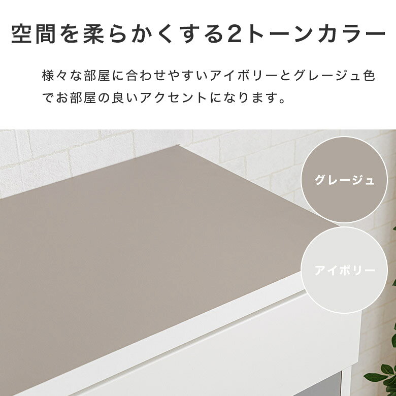 【天板のみ】 幅 60cm 120cm 180cm トップボード 取替天板 作業天板用 長方形 アイボリー グレージュ ツートーン ツートン ユニット家具 組合せ家具 組み合わせ収納用 天板 棚板 奥行45cm 厚み3cm DIY DRG [2]