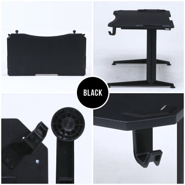 パソコンデスク ゲーム用デスク 幅138cm 高さ73cm eスポーツデスク オフィスデスク ワークデスク ゲーマー用デスク 学習机 勉強机 ヘッドホンフック ラウンディング かっこいい ゲーミングデスク ゼノ(BK/BL/RE)【送料無料】