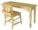 カントリーパイン材 120幅デスク&チェア2点セット! AIROS JAPAN アイロスジャパン 机と椅子の2点セットA302 table 1200&A002 ...