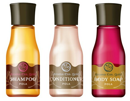 ポーラ アロマエッセゴールド バスアメニティ トライアル3点セット 30ml ミニボトル 追跡可能メール便のサムネイル