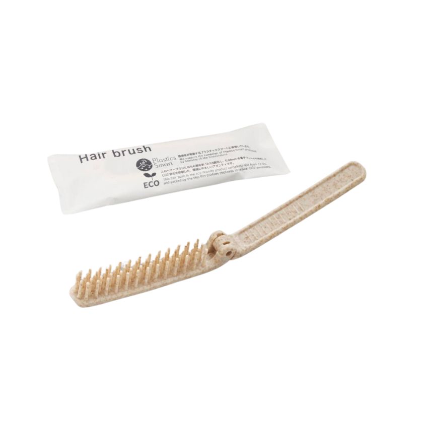 二つ折りヘアーブラシ H12 1000本入り ブランシリーズ ダイト ホテル アメニティ 旅館